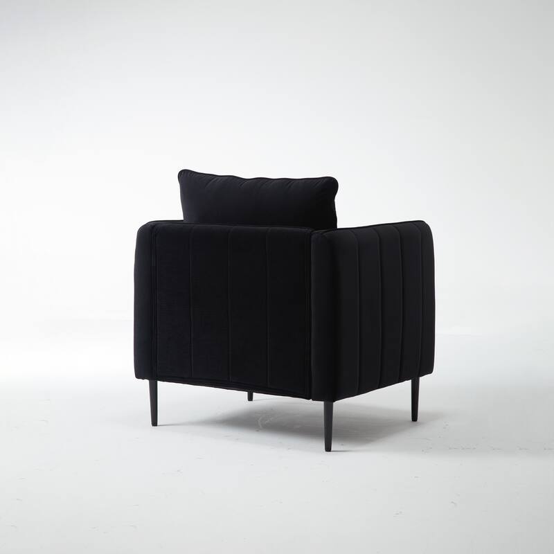 Accent Chair for Living Room, =Comfy Single Sofa Chair Mid-Century Modern Armchair