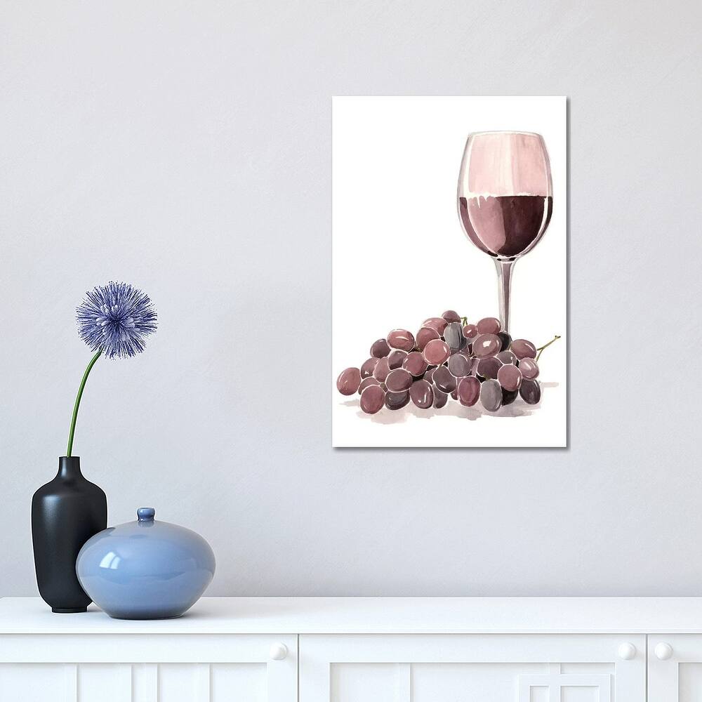 iCanvas "Wine Watercolor I" by Jennifer Paxton Parker Canvas Print
