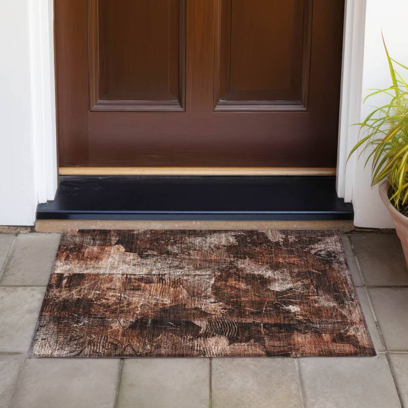 Hami Garden-Inspired Weather Resistant Versatile Elegance Outdoor Rug
