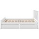 preview thumbnail 23 of 24, Queen Platform Bed with 4 Drawers, Headboard & Support Legs, Grey