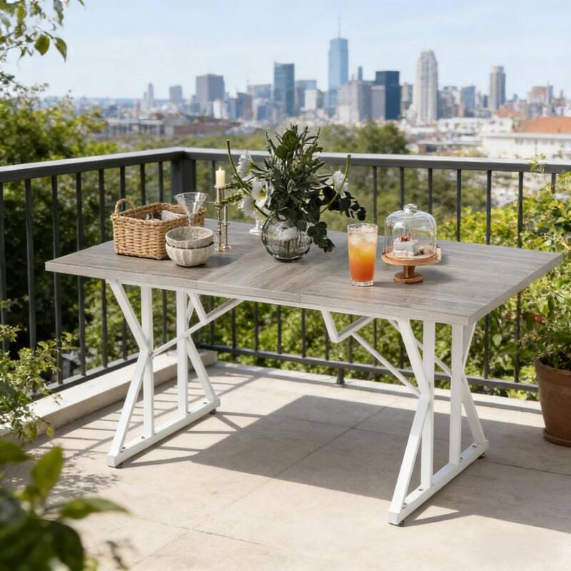 Modern Style Extendable Dining Table, Expandable Kitchen Table