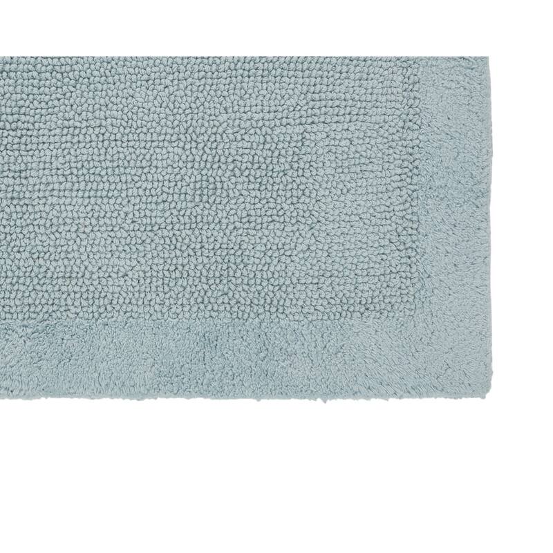 Better Trends Bath Rugs 100% Cotton Soft Water Absorbent Chenille Bathroom Rug for Shower, Sink Mats Edge Collection