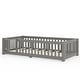 preview thumbnail 66 of 159, Wood Floor Bed with Safety Guardrails and Door