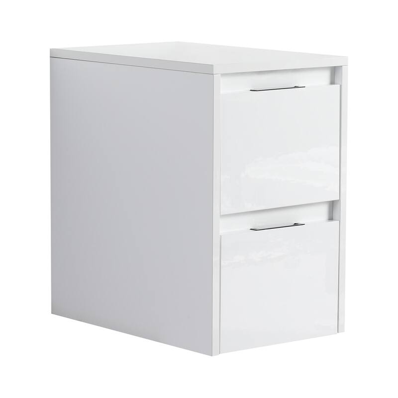 Float Mounting Bathroom Vanity With Resin Sink