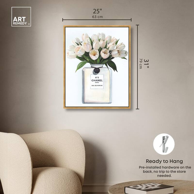 Doll Memories - Floral Happiness Canvas by Art Remedy