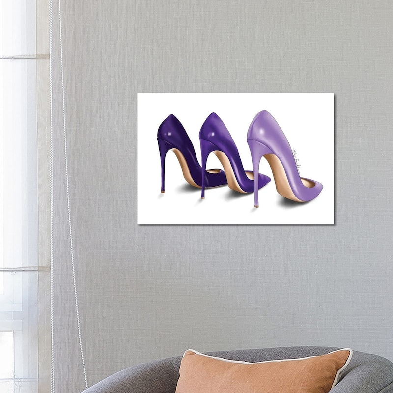 iCanvas "Purple Shades" by Elza Fouche Canvas Print - 18x26x1.5