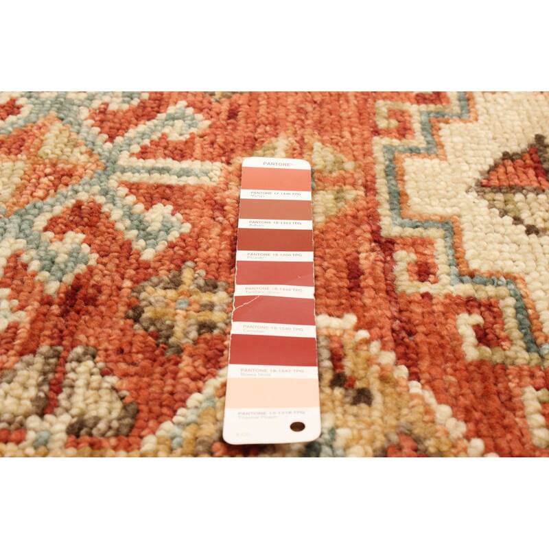 ECARPETGALLERY Hand-knotted Jules Serapi Red Wool Rug - 2'6 x 7'10