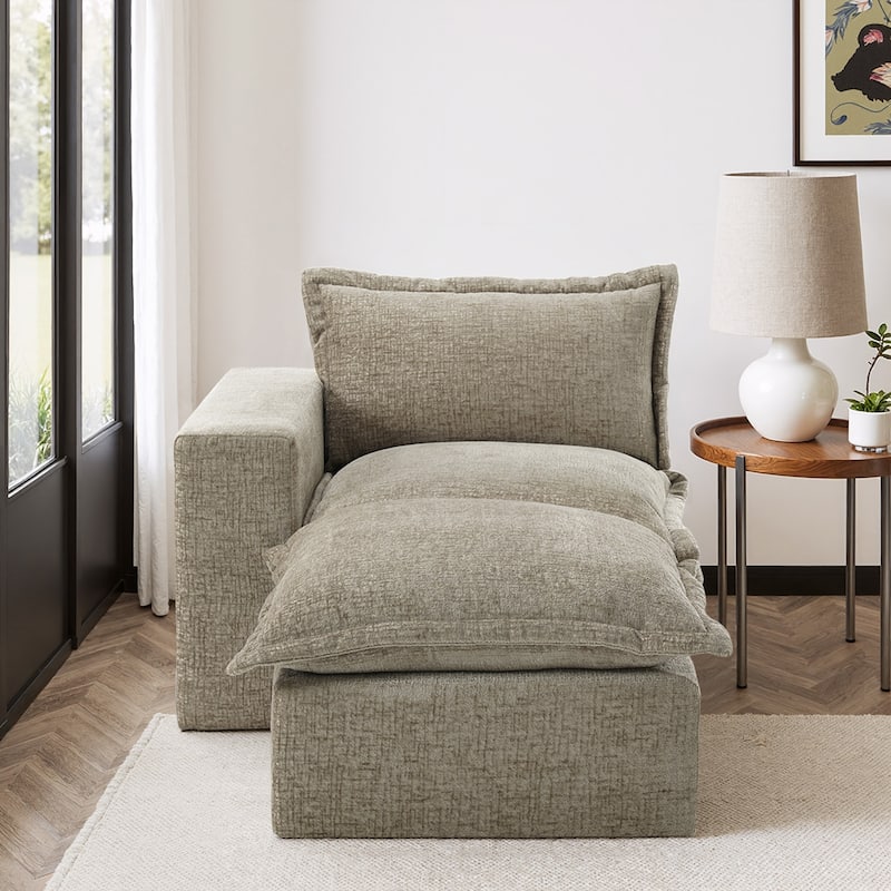 Comfy Cloud Couch Plush Modular Sectional Sofa For Living Room