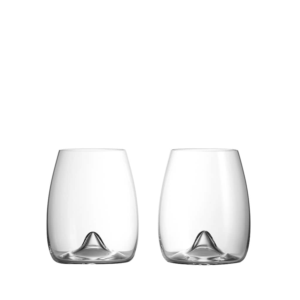 Waterford Elegance Stemless Wine Glass 17.6oz, Set of 2