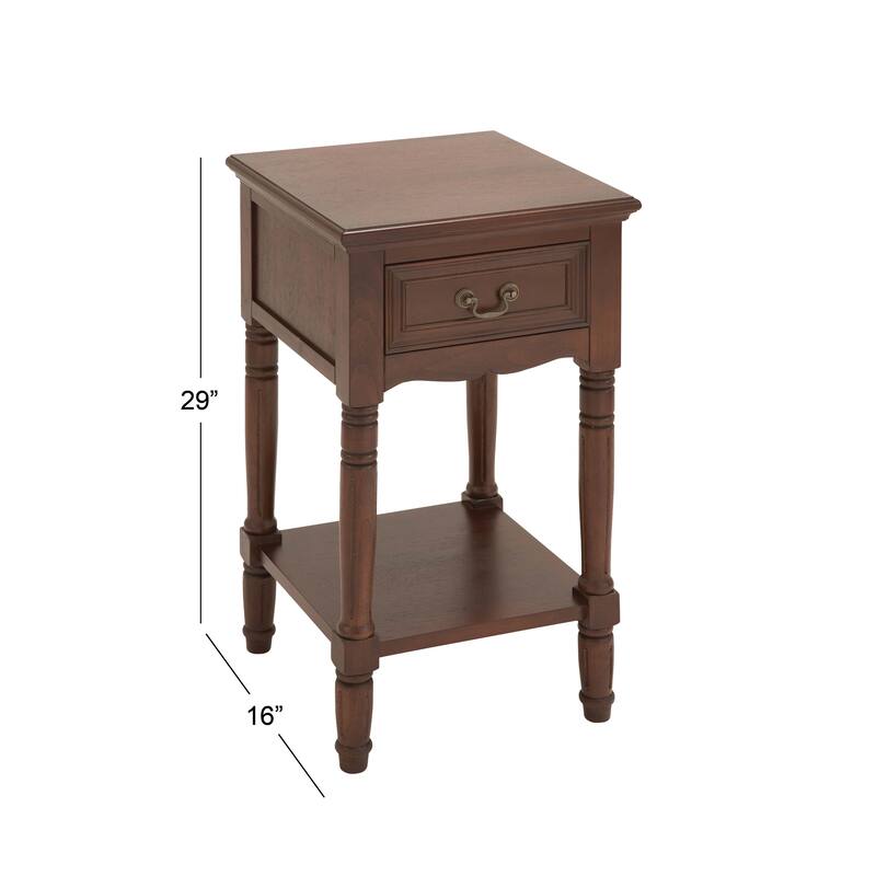 MDF Traditional Accent Table 29 x 16 x 16