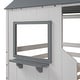 preview thumbnail 11 of 11, Twin Playhouse Bunk Bed with Roof & Guardrails