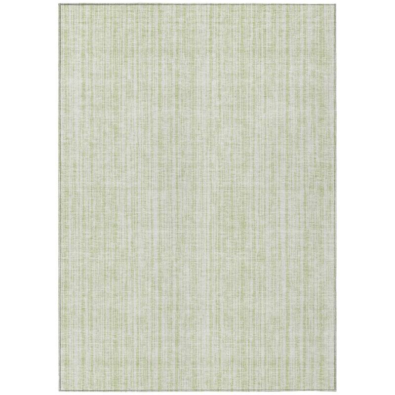 HomeRoots Striped Transitional Rectangle Outdoor Rug