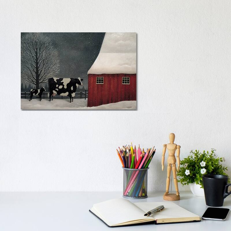 iCanvas "Midwest Winter" by Lowell Herrero Canvas Print - 8x12x0.75