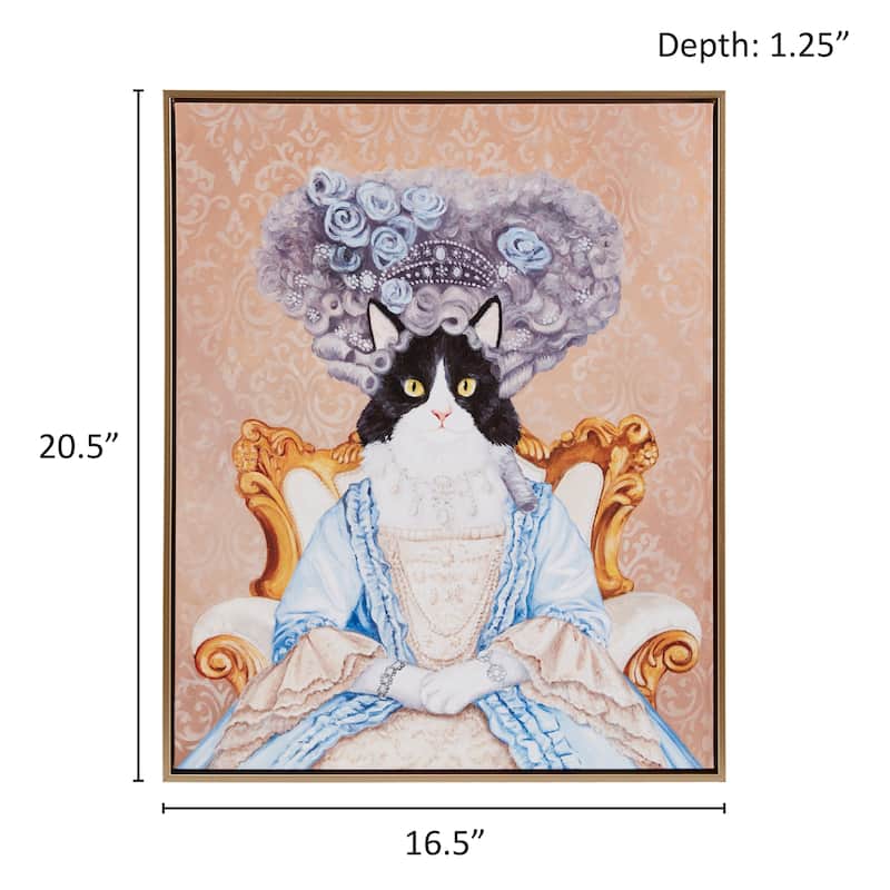 Madison Park Pet Portrait Framed Canvas Wall Art