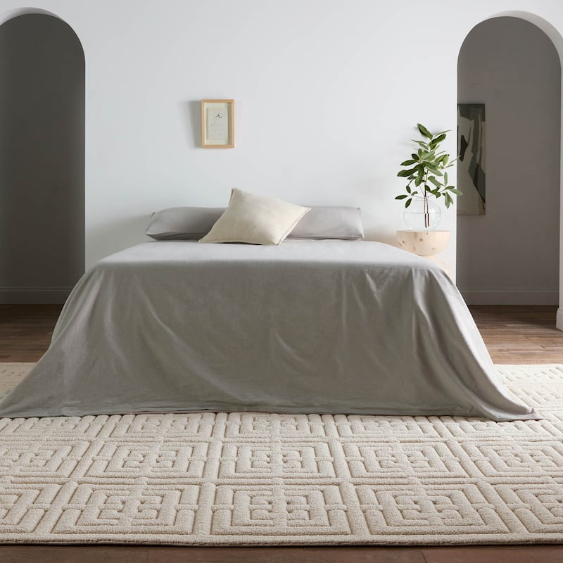 Amente Geometric Cream Rug