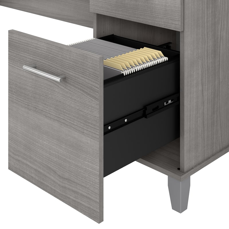 Bush Furniture Somerset 60W Office Computer Desk with Drawers