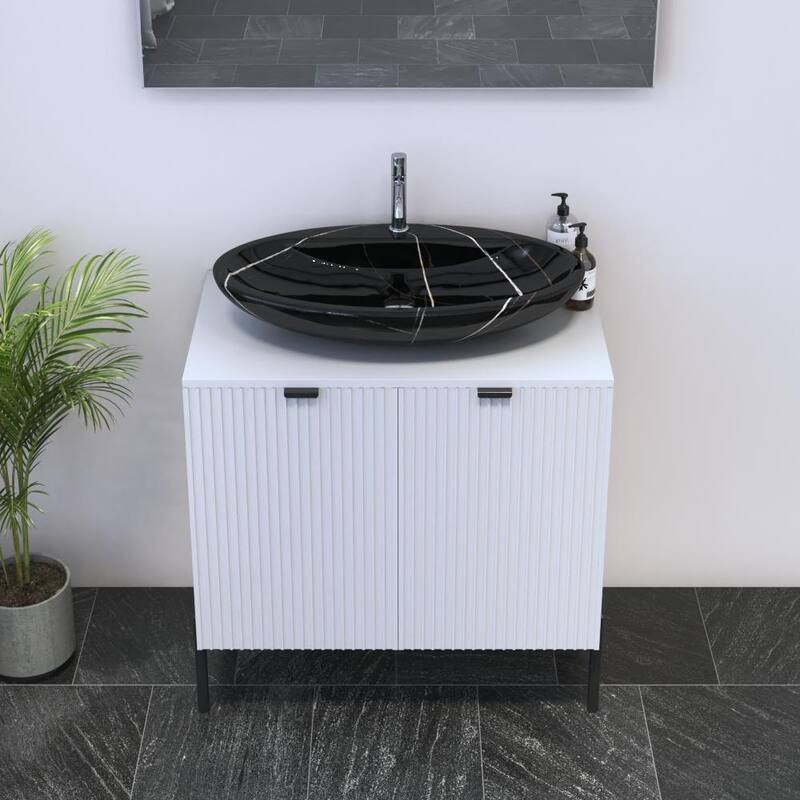 Nicole 2D 80 Floating Bathroom Vanity (32" Width)