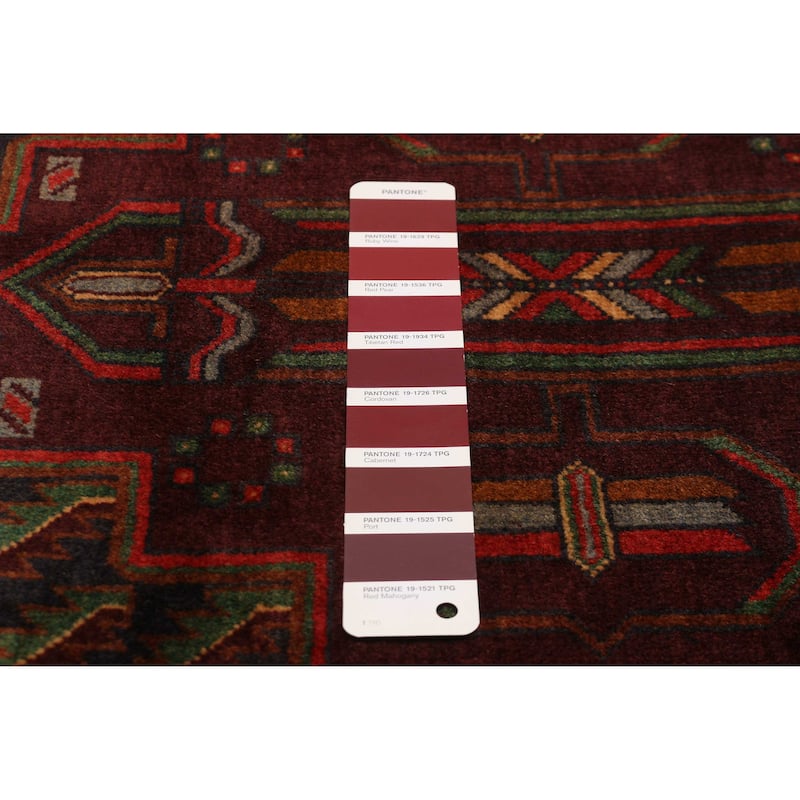 Teimani Red Rug 3'10" x 6'9" - 3'10 x 6'9