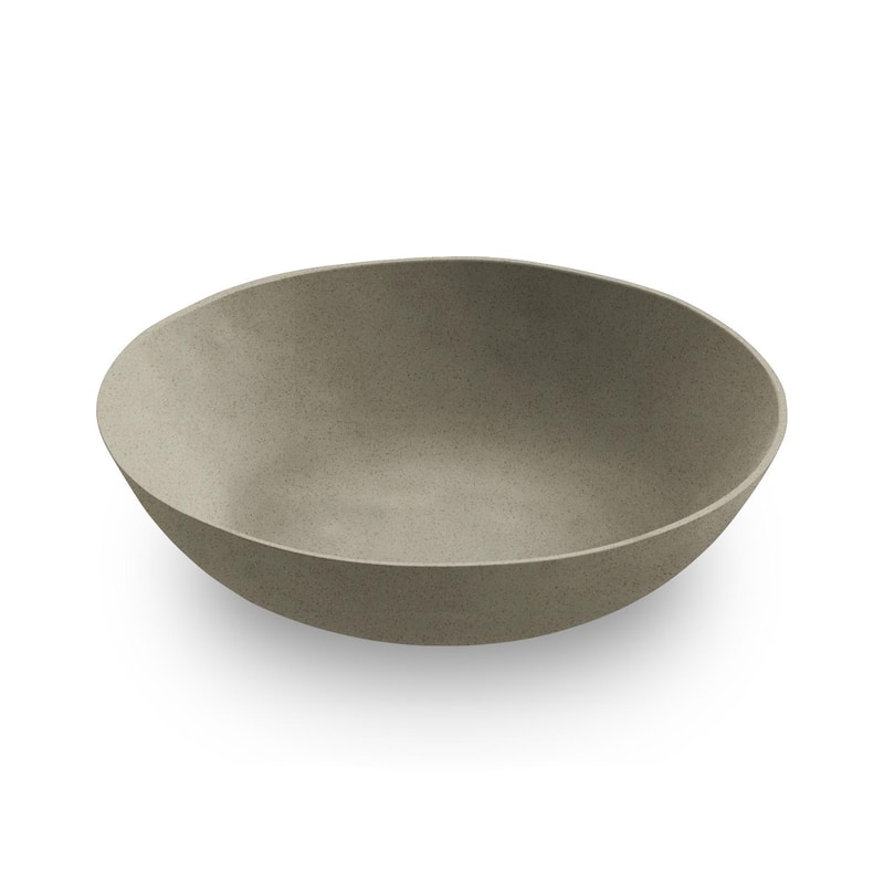 Abode Homewares by TarHong Planta Matte Dune Low Bowl, 9"/ 61 oz.Set of 6