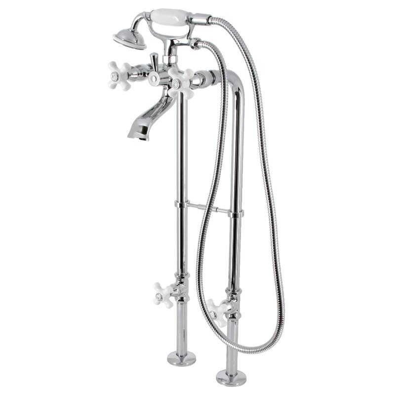 Kingston Brass CCK266PXK Kingston Floor Mounted 9-3/16" Tub Filler