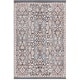 preview thumbnail 30 of 37, SAFAVIEH Vivaldi Anaelle Oriental Rug 4' x 6' - Blue/Ivory - Rectangle