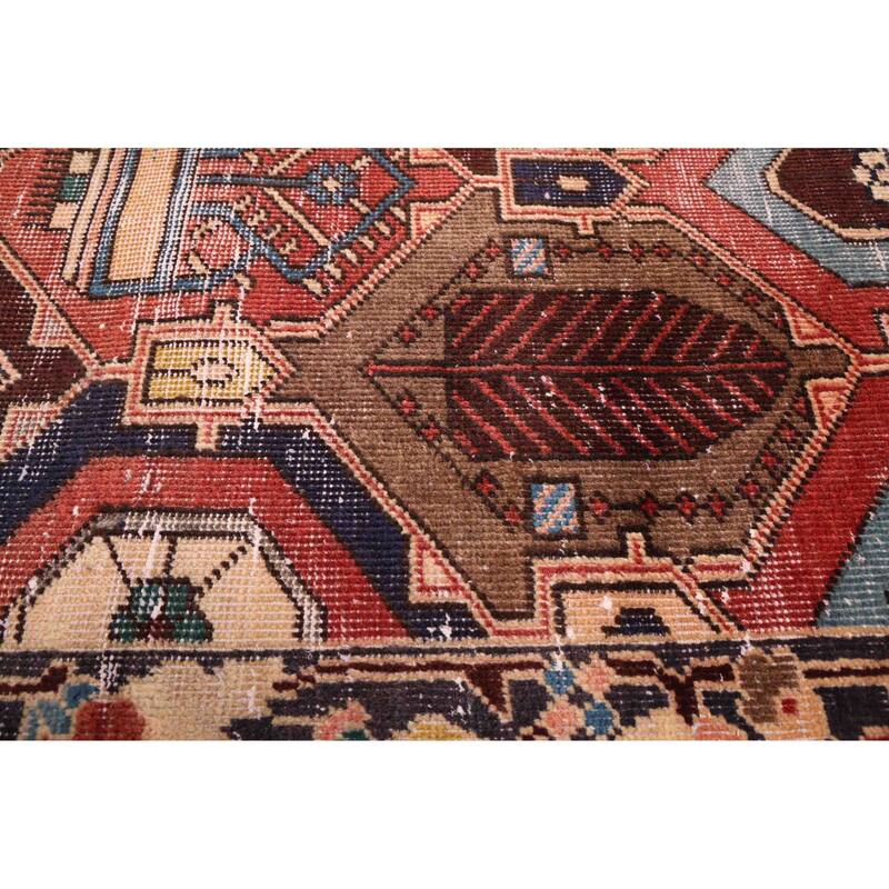 ECARPETGALLERY Hand-knotted Antalya Vintage Dark Copper Wool Rug - 5'0 x 9'9