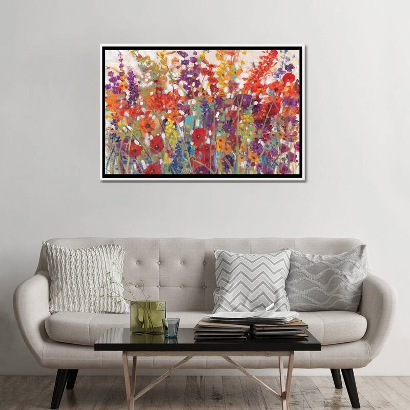 iCanvas "Variety Of Flowers II" by Tim OToole Framed Canvas Print