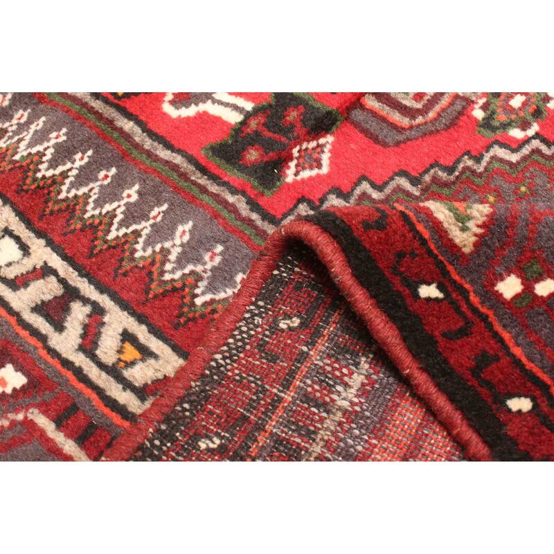 ECARPETGALLERY Hand-knotted Andelz Dark Grey Wool Rug - 4'7 x 6'7