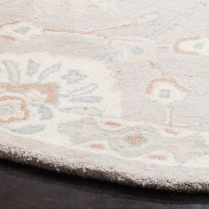 SAFAVIEH Handmade Heritage Plume Stripe Traditional Oriental Wool Rug