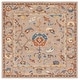 preview thumbnail 7 of 18, SAFAVIEH Handmade Metro Helly French Country Floral Wool Rug 6' Square - Beige/Ivory