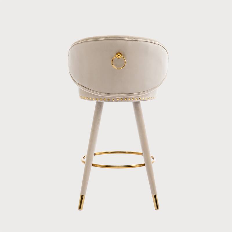 Bar Stools with a fixed height of 360 degrees Set of 2