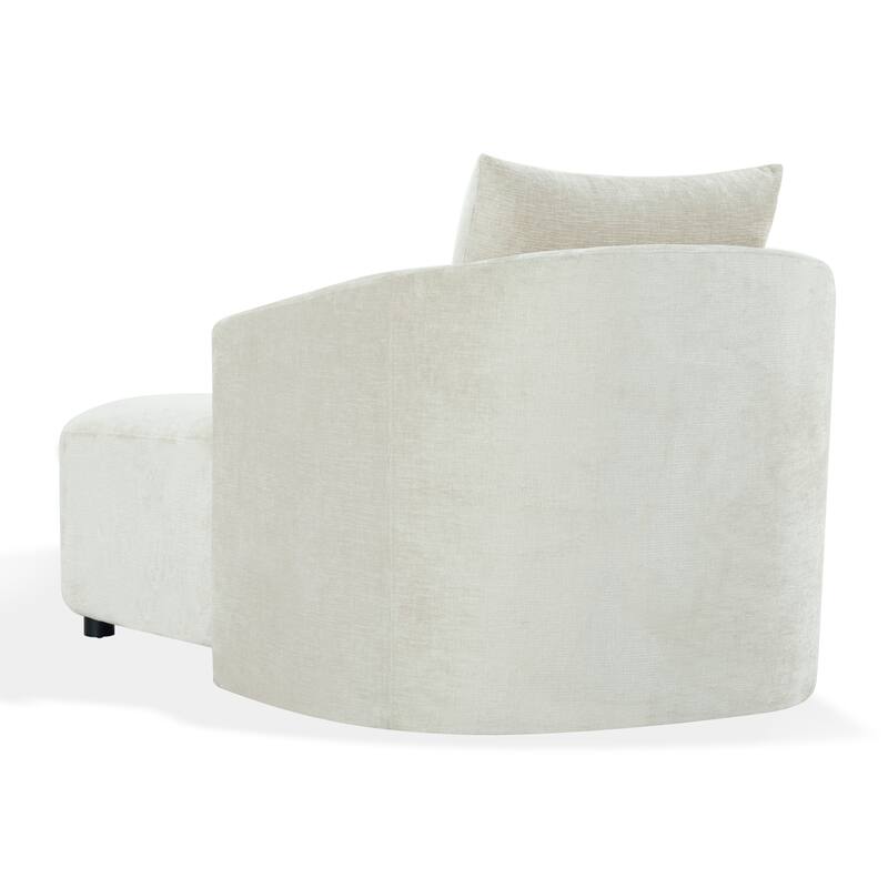 SAFAVIEH Couture Gwendelyn Chaise Lounge - 59"W x 39"D x 30"H