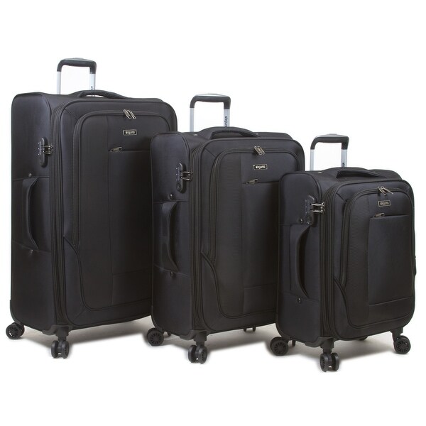 Dejuno Travelers Softside Spinner 3 Piece Luggage Set - Bed Bath