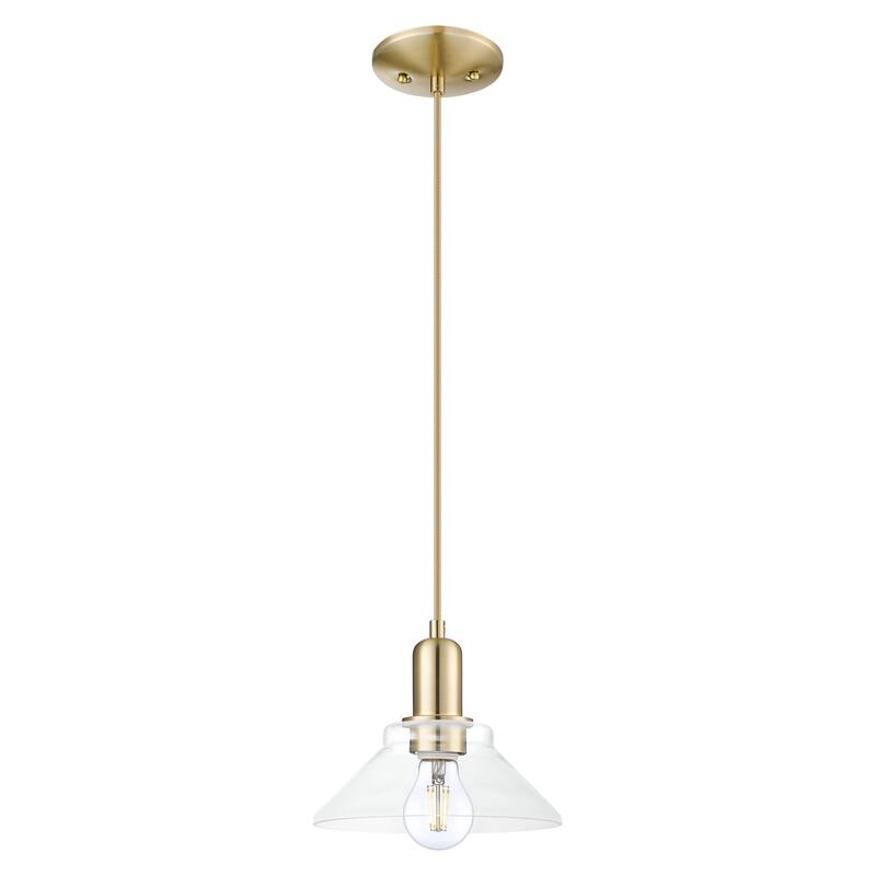 Innovations Lighting Endless Possibilities Arcadia - Orwell - 1 Light 8" Cord Hung Mini Pendant - Clear/Champagne Bronze
