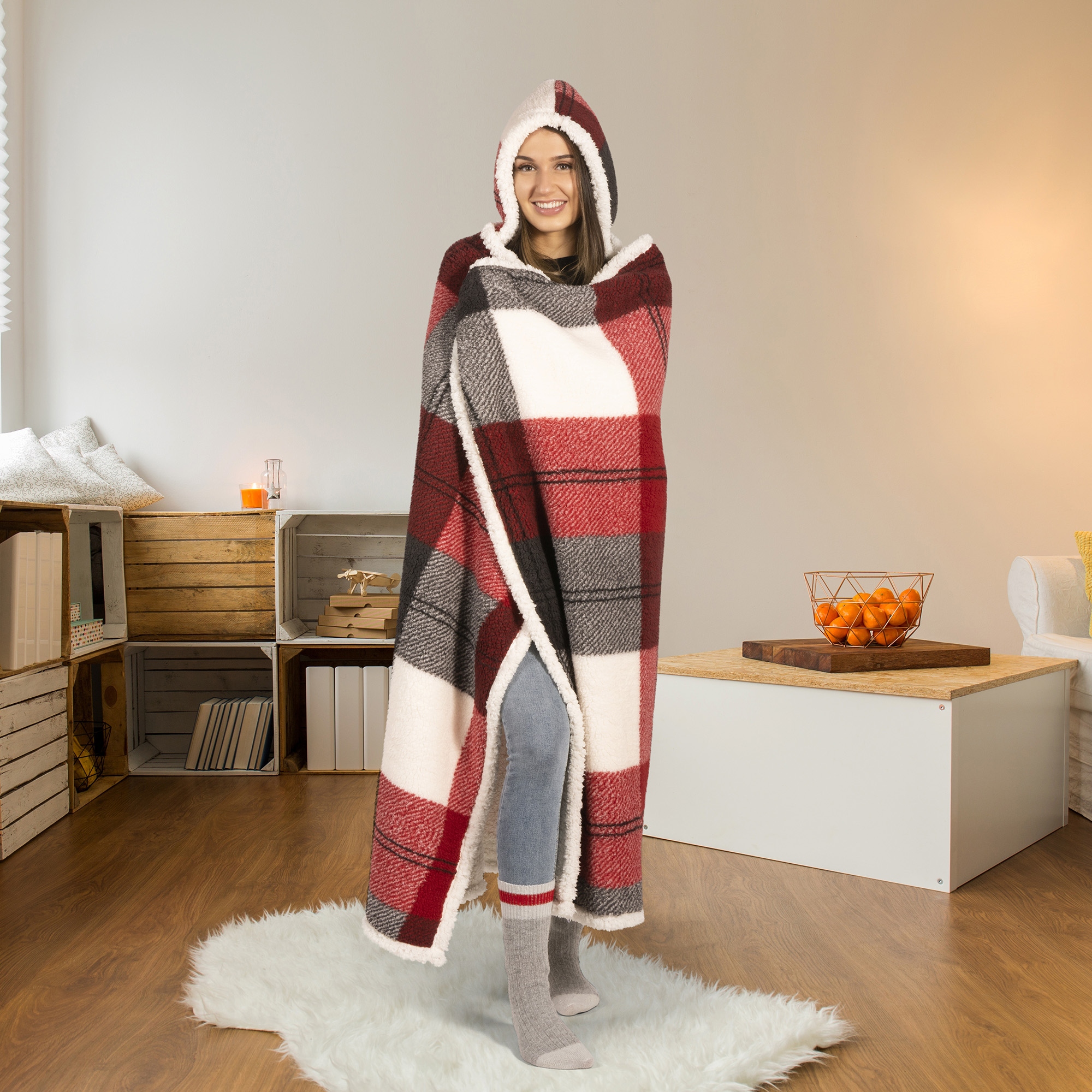 Hooded blanket throw 2025