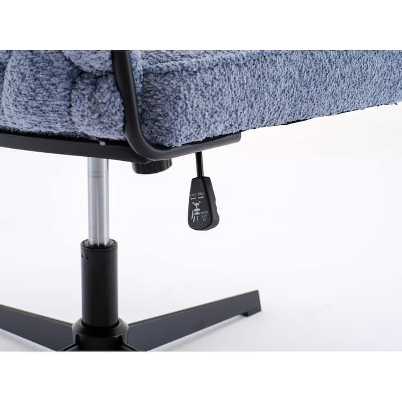 Armless Office Desk Chair No Wheels