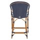 preview thumbnail 67 of 68, SAFAVIEH California Outdoor Bistro 26-inch Counter Stool with Arms - 23" W x 26" D x 43" H