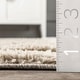 preview thumbnail 4 of 7, Nuloom Cordelia Fragmented Stripes Tasseled Area Rug