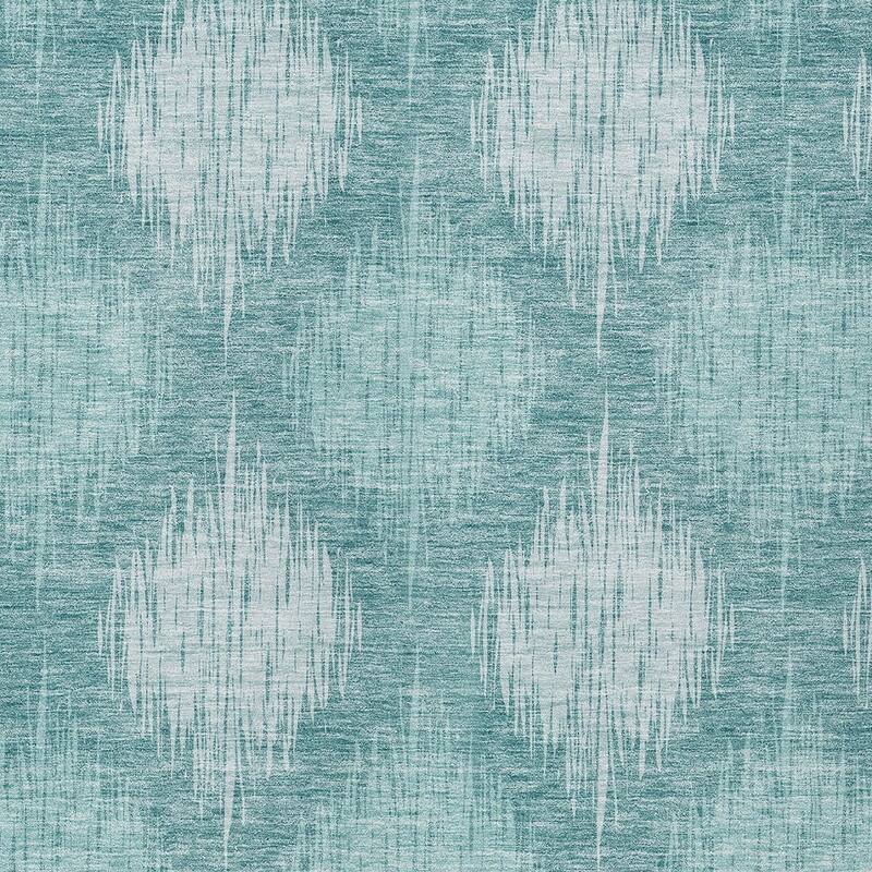 HomeRoots Ikat Transitional Rectangle Outdoor Rug