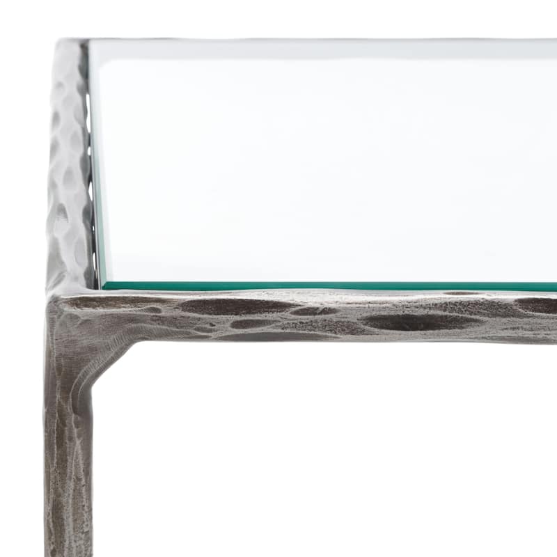 SAFAVIEH Couture Beril Rectangle Metal Coffee Table - 40 In. W x 22 In. D x 18 In. H - 40"W x 22"D x 18"H