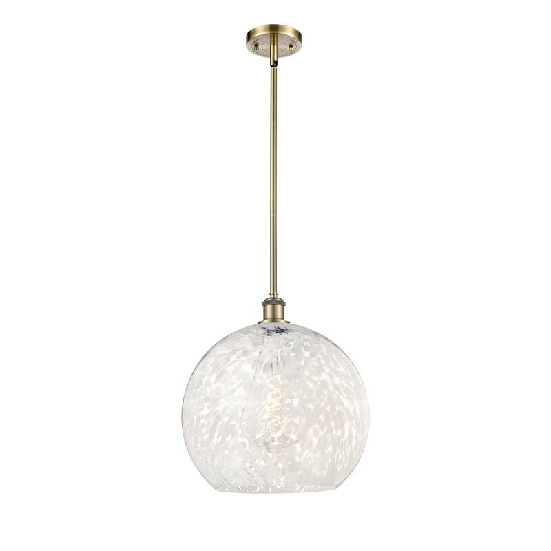 Innovations Lighting 516-1S-17-14 White Mouchette Pendant White