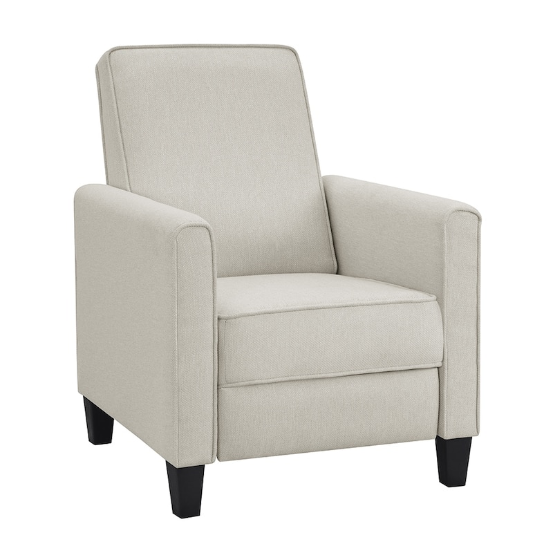 Haynes Traditional Fabric Welted Padded Recliner Chair by Furniture of America