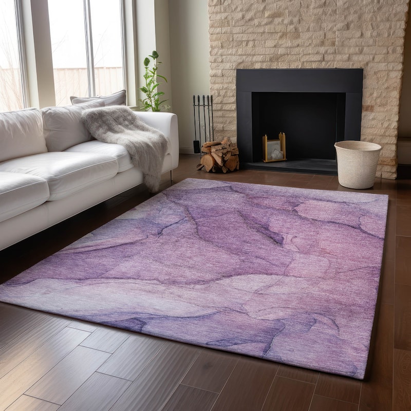 Premium Washable Super Soft Abstract Waves Mayfield Rug