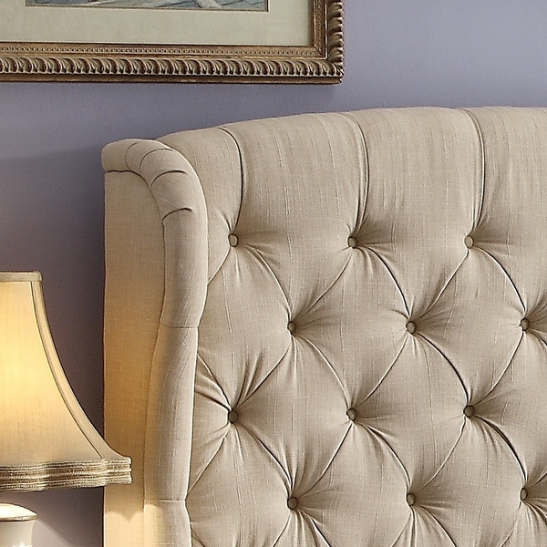 Moser Bay Leatham Upholstered Wingback Headboard Bed Bath Beyond 28555848