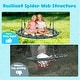 preview thumbnail 18 of 16, 40'' 750lbs Spider Swing Web Saucer Tree Swing for Kids Adults
