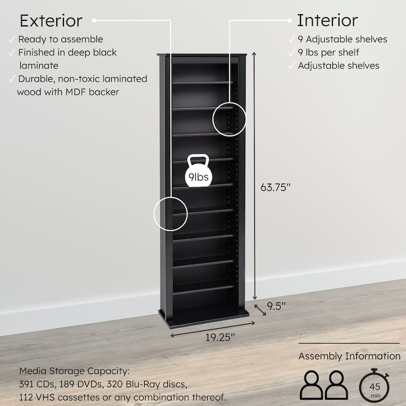 Slim Barrister Tower