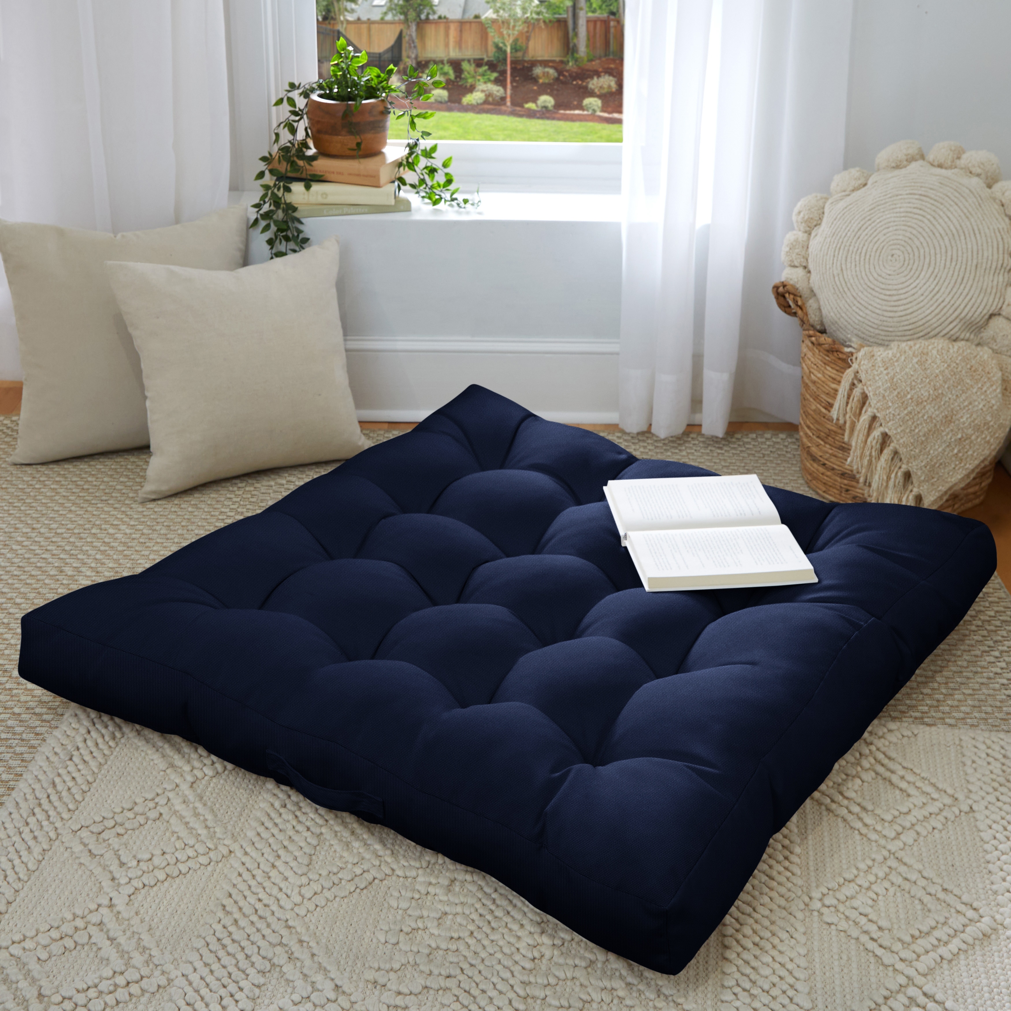 floor pillow with handle