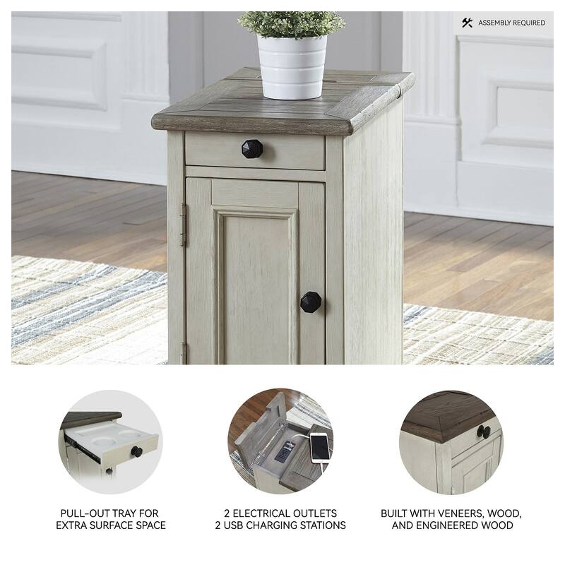 Bolanburg Casual Chair Side End Table Two-tone