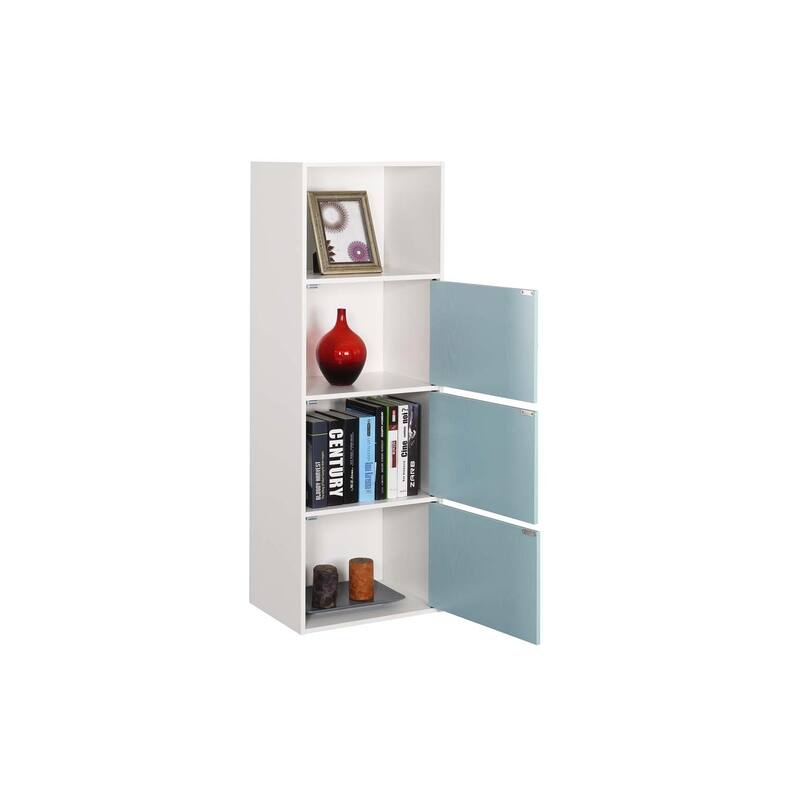 3-Door Storage Cabinet - Modern Cabinet Organizer for Home Office Living Room - Versatile Space Saving Design