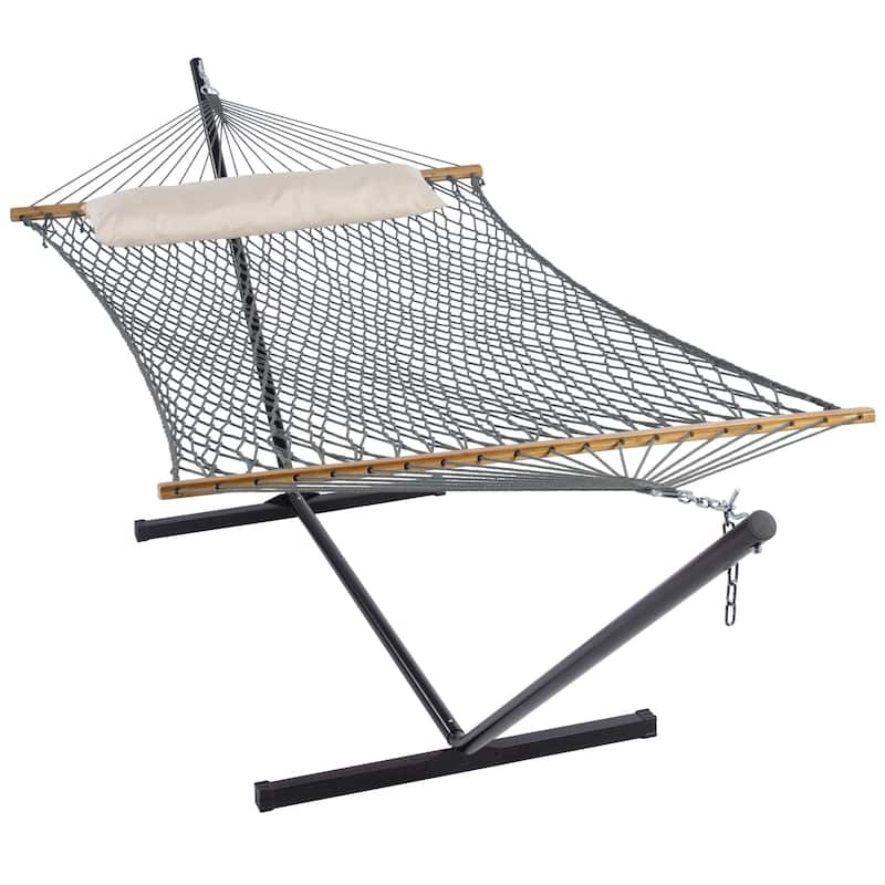 2 Person Cotton Rope with Stand